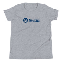 Load image into Gallery viewer, Swan Legacy Logo Bitcoin Youth T-Shirt-fomo21
