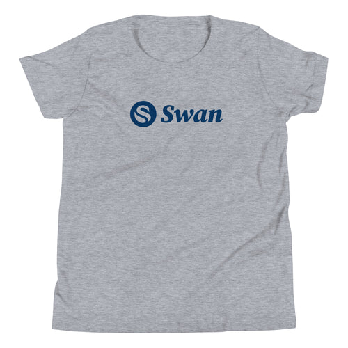 Swan Legacy Logo Bitcoin Youth T-Shirt-fomo21