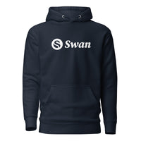 Load image into Gallery viewer, Swan Snow Legacy Logo Bitcoin Hoodie Sweatshirt-Pullover Hoodie Sweatshirt-fomo21
