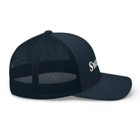 Load image into Gallery viewer, Swan Snow Logo Bitcoin Trucker Hat-fomo21
