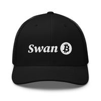 Load image into Gallery viewer, Swan Snow Logo Bitcoin Trucker Hat-fomo21
