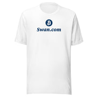Load image into Gallery viewer, Swan.com Primary Vertical Logo Bitcoin T-Shirt-fomo21
