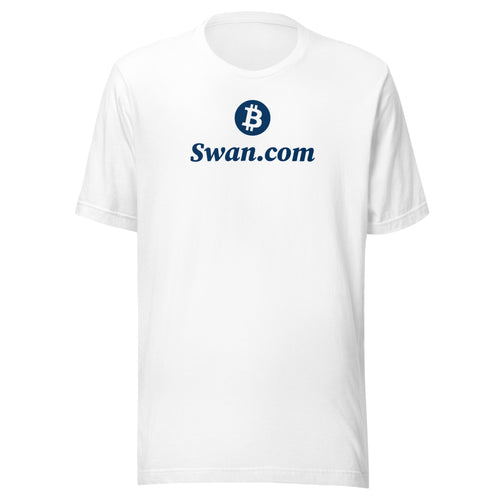 Swan.com Primary Vertical Logo Bitcoin T-Shirt-fomo21