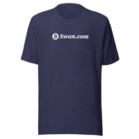 Load image into Gallery viewer, Swan.com Snow Logo Bitcoin T-Shirt-fomo21
