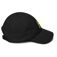 Load image into Gallery viewer, Swedish Flag Bitcoin B Dad Hat-Dad Hat-fomo21
