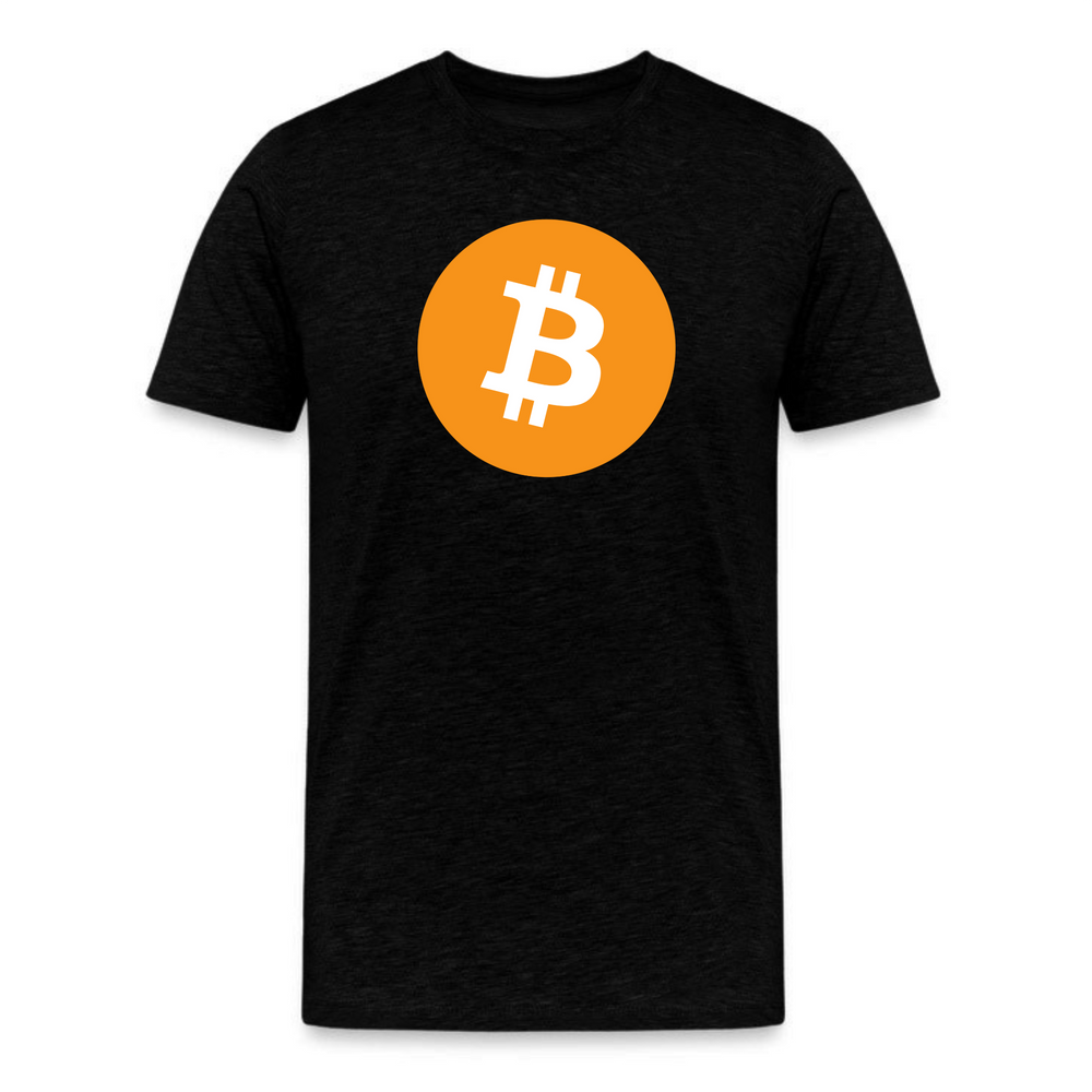 Original Bitcoin logo t-shirt in black