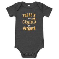 Load image into Gallery viewer, There's No Crying In Bitcoin Infant One Piece-fomo21
