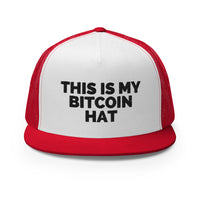 Load image into Gallery viewer, This Is My Bitcoin Hat Trucker Hat-Trucker Hat-fomo21
