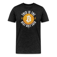 Load image into Gallery viewer, This Is The Best Cult Ever Bitcoin T-Shirt Dark Grey Heather

