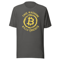 Load image into Gallery viewer, This Machine Kills Fascists Bitcoin T-Shirt-fomo21

