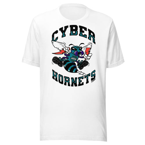 Throwback Cyber Hornets Bitcoin T-Shirt-fomo21