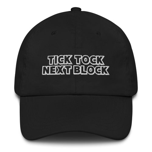 Tick Tock Next Block Bitcoin Dad Hat-fomo21