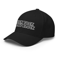 Load image into Gallery viewer, Tick Tock Next Block Bitcoin Flexfit Hat-fomo21
