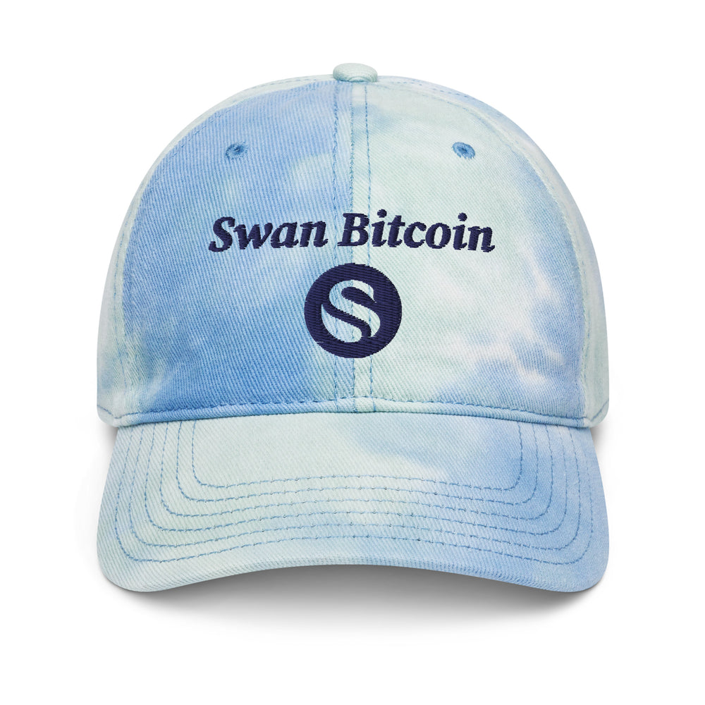 Swan Bitcoin Primary Logo Tie Dye Hat - fomo21