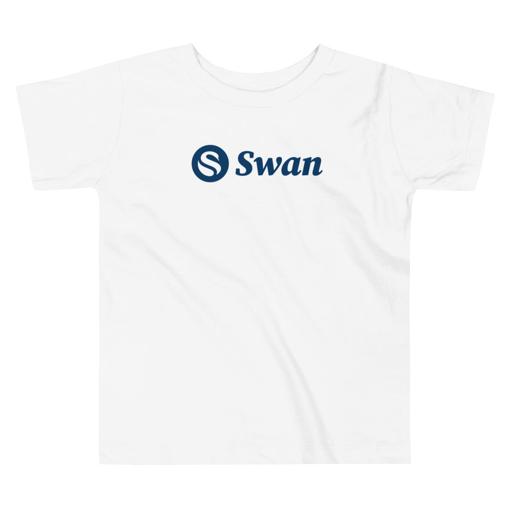Swan Logo Bitcoin Toddler T-Shirt - fomo21