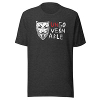 Load image into Gallery viewer, Ungovernable Mask Tee – Guy Fawkes Inspired T-Shirt-fomo21
