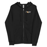 Load image into Gallery viewer, Bitcoin Is Hope Zip-up Hoodie Sweatshirt - fomo21
