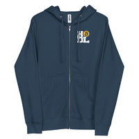 Load image into Gallery viewer, Big Time HODL Bitcoin Zip-up Hoodie Sweatshirt - fomo21
