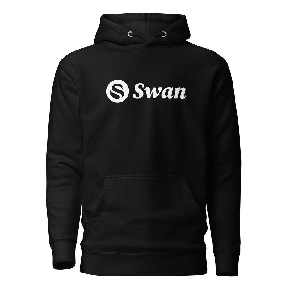 Swan Snow Logo Bitcoin Hoodie Sweatshirt - fomo21