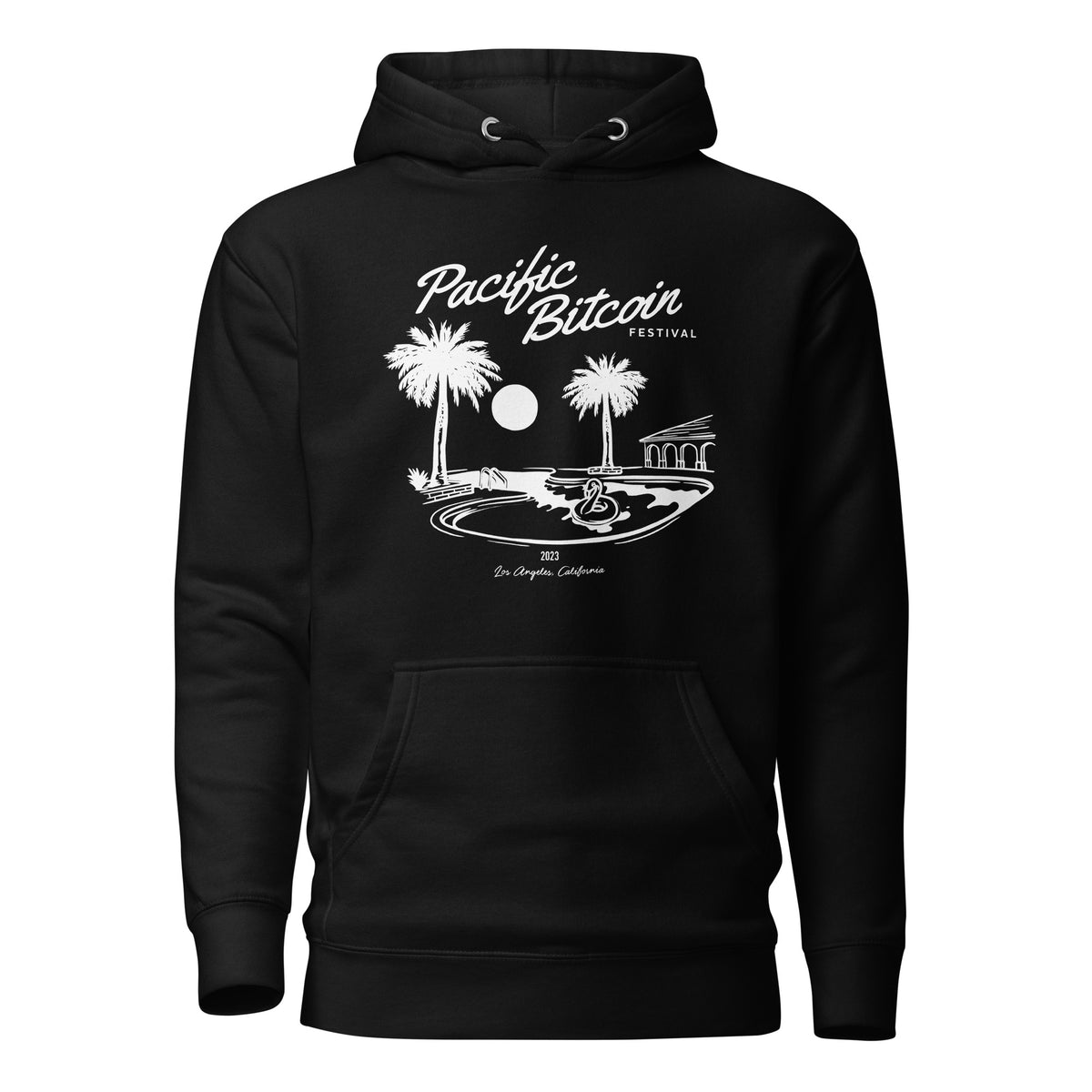 Pacific Bitcoin Motel Hoodie Sweatshirt - fomo21
