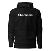 Load image into Gallery viewer, Swan.com Snow Logo Bitcoin Hoodie Sweatshirt - fomo21
