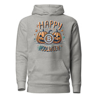 Load image into Gallery viewer, HODLween Pumpkins Bitcoin Hoodie Sweatshirt - fomo21
