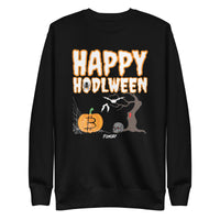 Load image into Gallery viewer, Happy HODLween Bitcoin Crewneck Sweatshirt - fomo21
