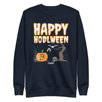 Load image into Gallery viewer, Happy HODLween Bitcoin Crewneck Sweatshirt - fomo21

