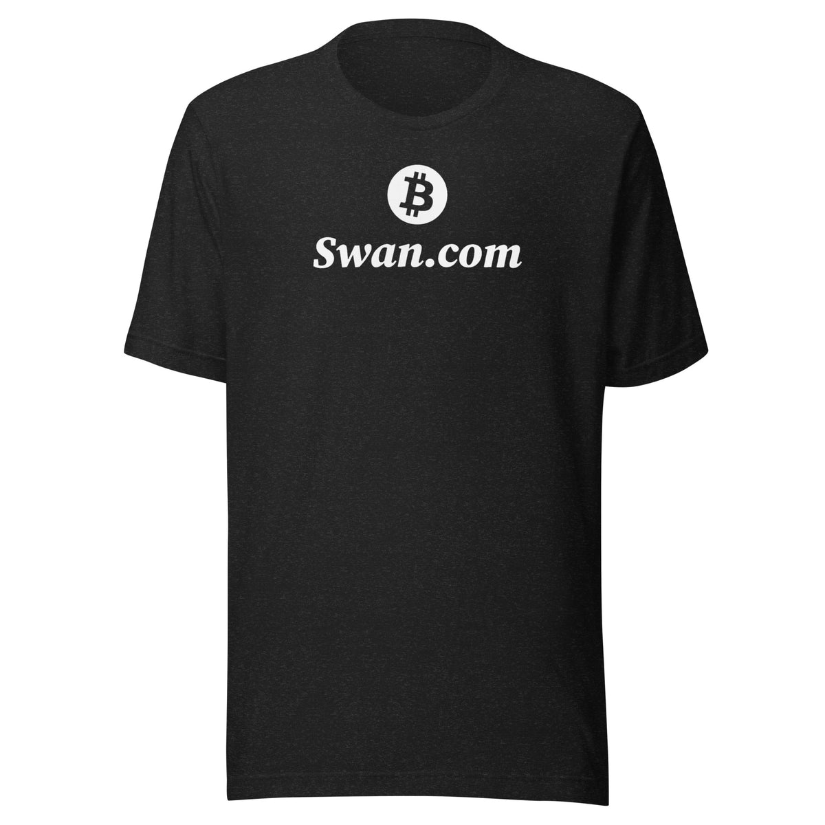 Swan.com Snow Vertical Logo Bitcoin T-Shirt