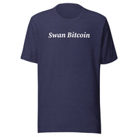 Load image into Gallery viewer, Swan Bitcoin Snow Wordmark T-Shirt - fomo21
