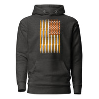 Load image into Gallery viewer, USA Bitcoin Flag Hoodie Sweatshirt-Pullover Hoodie Sweatshirt-fomo21
