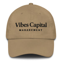 Load image into Gallery viewer, Vibes Capital Management Wordmark Dad Hat-fomo21
