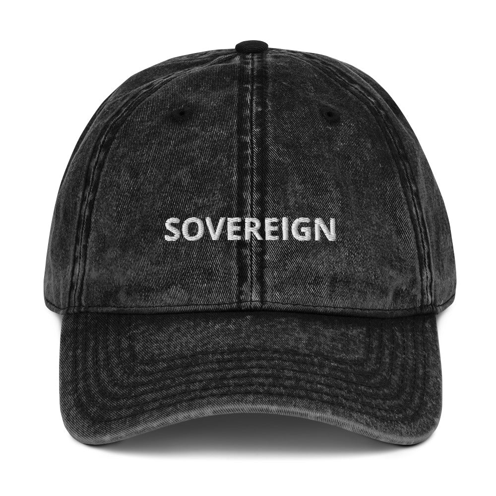 Sovereign Bitcoin Vintage Hat