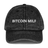 Load image into Gallery viewer, Bitcoin MILF Vintage Hat - fomo21
