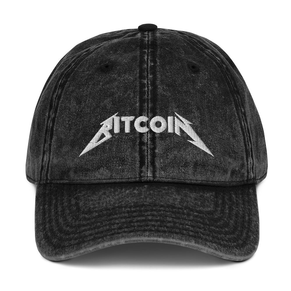 Bitcoin Rocks Vintage Hat