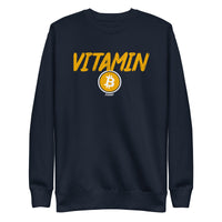 Load image into Gallery viewer, Vitamin B Bitcoin Crewneck Sweatshirt-fomo21
