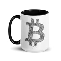 Load image into Gallery viewer, Bitcoin B QR Code Coffee Mug - fomo21

