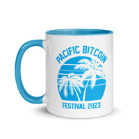 Load image into Gallery viewer, Pacific Bitcoin Festival 2023 White Coffee Mug - fomo21
