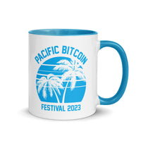 Load image into Gallery viewer, Pacific Bitcoin Festival 2023 White Coffee Mug - fomo21
