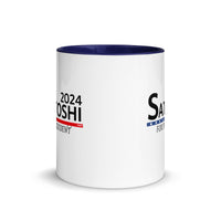 Load image into Gallery viewer, Satoshi For President 2024 (Black Lettering) Bitcoin Coffee Mug - fomo21
