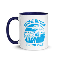 Load image into Gallery viewer, Pacific Bitcoin Festival 2023 White Coffee Mug - fomo21
