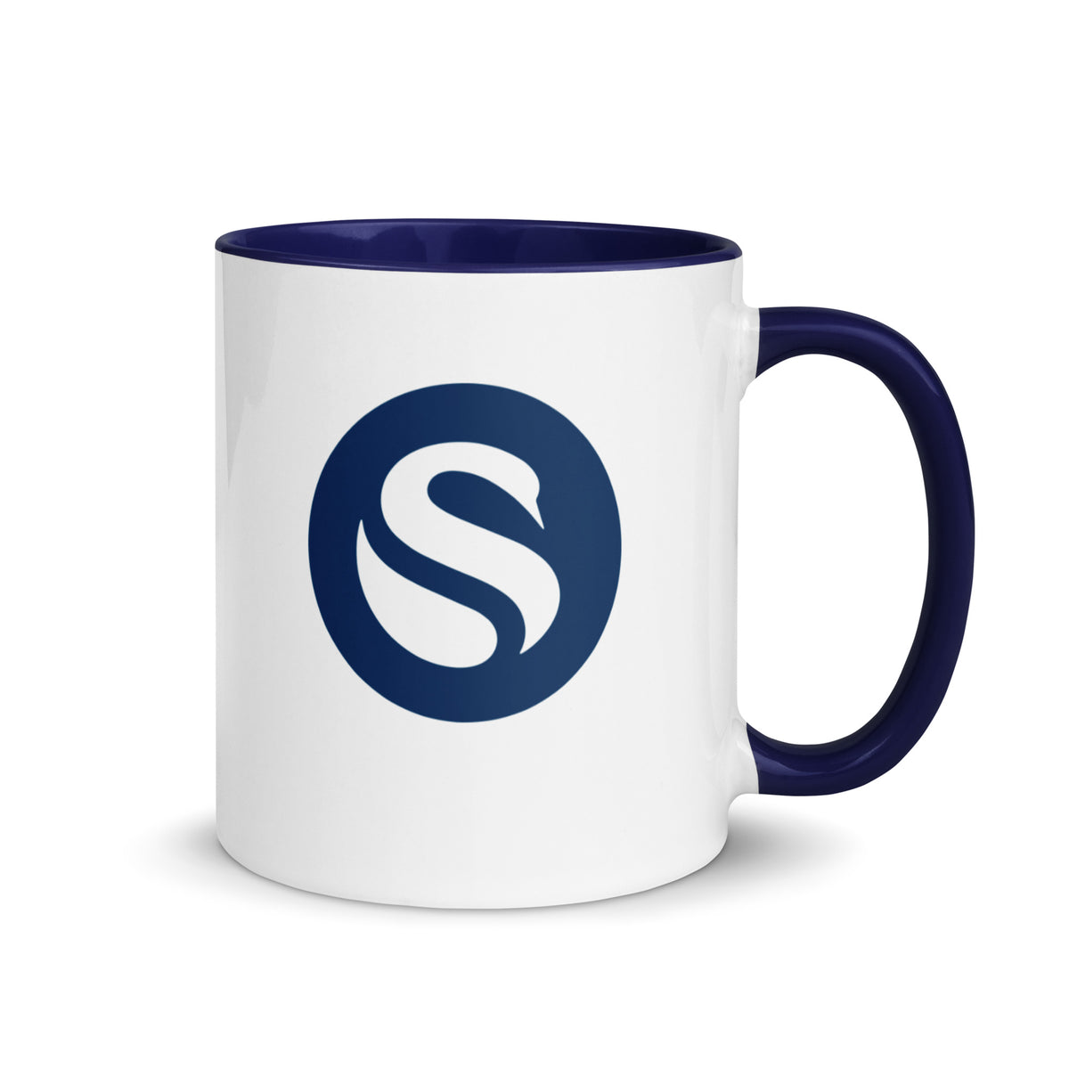 Swan Primary Icon Bitcoin Coffee Mug - fomo21