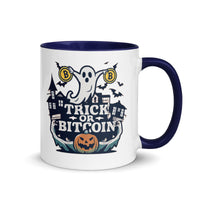 Load image into Gallery viewer, Trick Or Bitcoin Coffee Mug - fomo21
