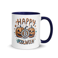 Load image into Gallery viewer, HODLween Pumpkins Bitcoin Coffee Mug - fomo21
