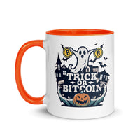 Load image into Gallery viewer, Trick Or Bitcoin Coffee Mug - fomo21
