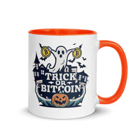 Load image into Gallery viewer, Trick Or Bitcoin Coffee Mug - fomo21
