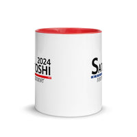 Load image into Gallery viewer, Satoshi For President 2024 (Black Lettering) Bitcoin Coffee Mug - fomo21
