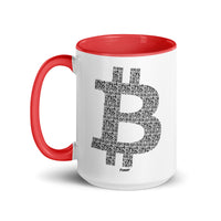 Load image into Gallery viewer, Bitcoin B QR Code Coffee Mug - fomo21
