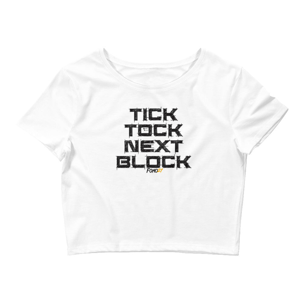 Tick Tock Next Block Crop Top - fomo21