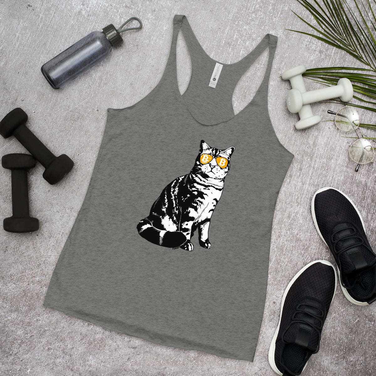 Bitcoin Is For The Cats Women’s Tank Top - fomo21